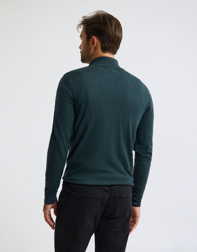 Oxford - Merino Zip-Neck Wool Pullover