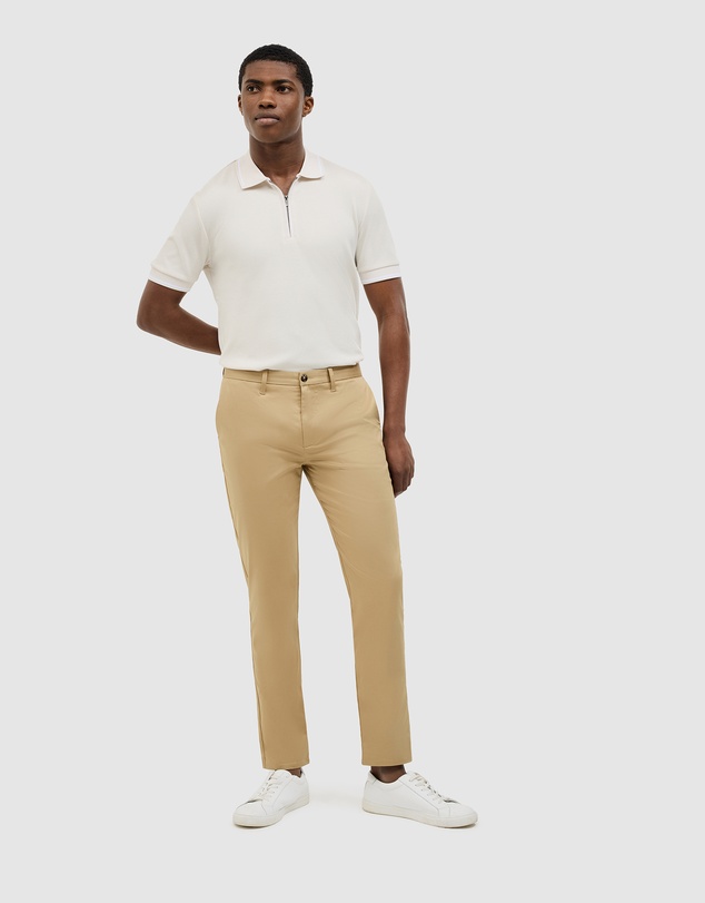 Politix - Morgan Textured Zip-up Polo