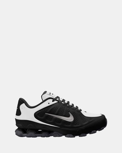 Black, Metallic Silver & White