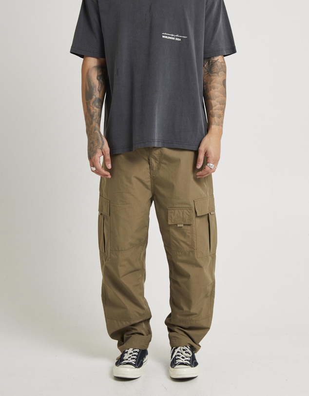 Black Noise White Rain - Globe Multi Cargo Pants