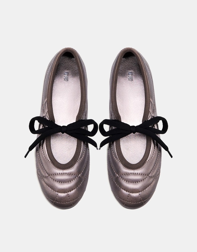 JW PEI - Erika Topstitching Lace-up Ballet Flats