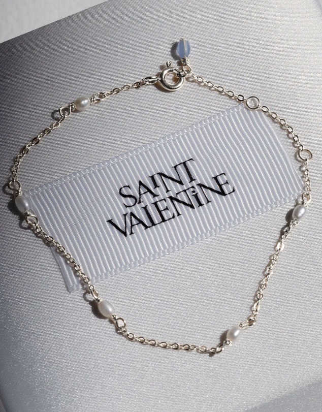 SAINT VALENTINE - Something Blue Bracelet - Silver
