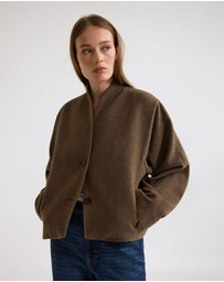Oxford - Asher Wool Blend Cocoon Jacket