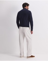 Sportscraft - Merino Quarter Zip Knit