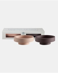 porter green - flipp lrg silicone unbreakable candle holder set