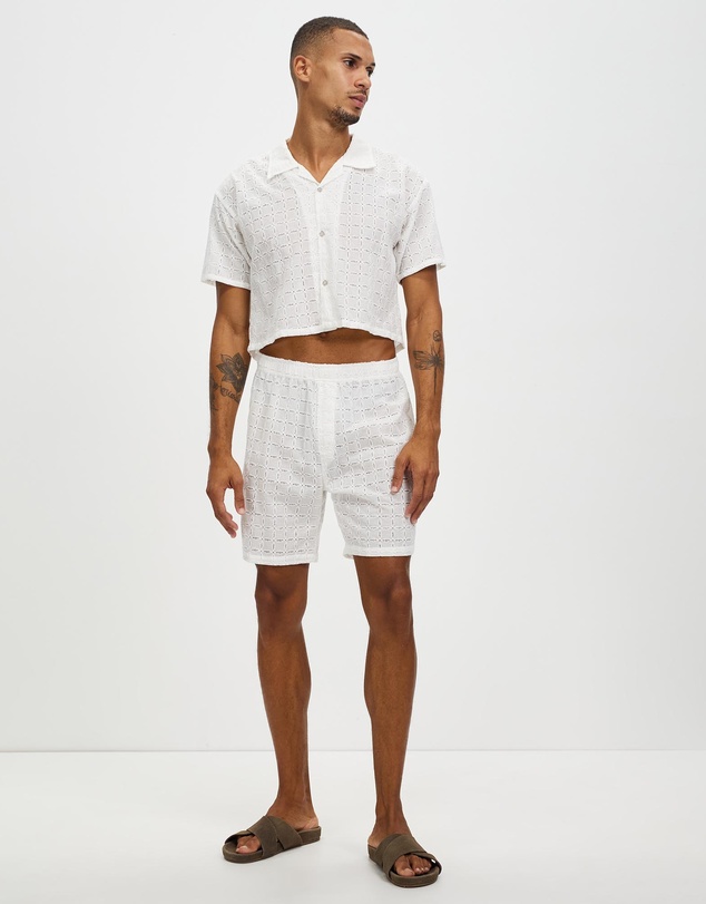Merlino Street - Embroidered Amalfi Button-Up Shirt