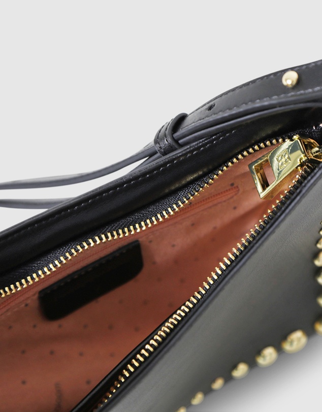 Belle & Bloom - Girls Like Us Studded Leather Shoulder Bag