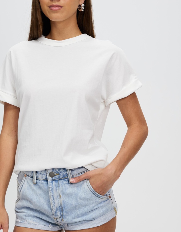 DRICOPER DENIM - Slouchy White Tee