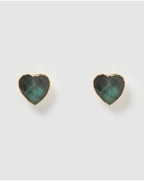 Miz Casa and Co - Hart Stud Earrings
