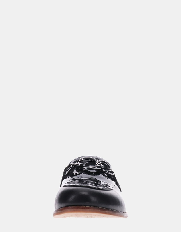 Mia Vita - Trudy Mule - Black/Black Croc