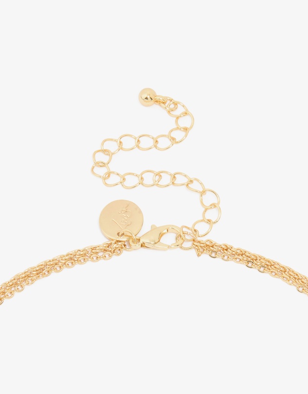 Lovisa - Gold Plated Organic Oval Layered Necklace