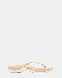 Vionic - Bella Toe Post Sandal - Marshmallow Tropical