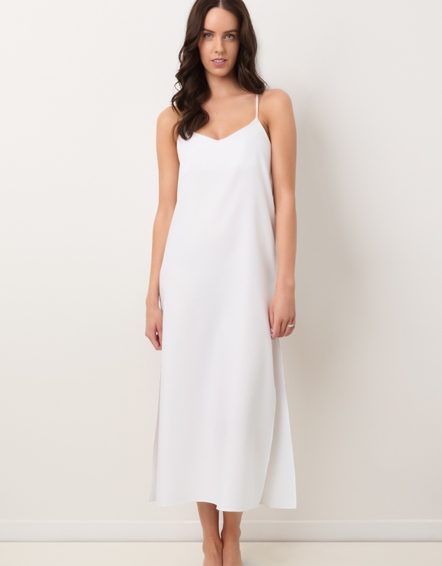 Wanderluxe Sleepwear - The Jasmine Camisole Slip Dress Long