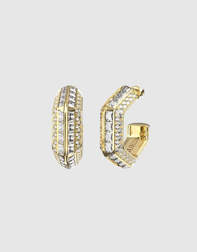 GUESS - Octagon Hoop Earrings