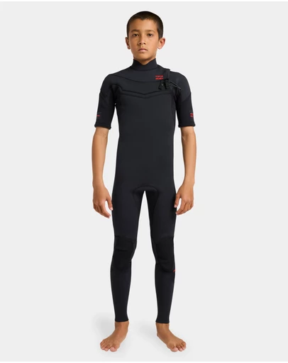 Billabong Kids - Boys 8 to 16 2/2mm Absolute Ultra Chest Zip Wetsuit
