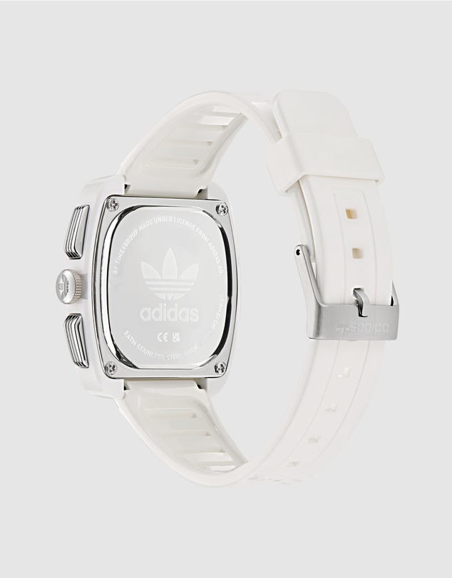 adidas Originals - Retro Wave Two Chrono 39mm White Dial and Bio-Resin Strap