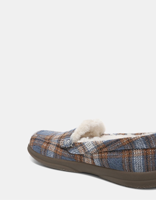 Vionic - Lynez Slipper - Blue Plaid