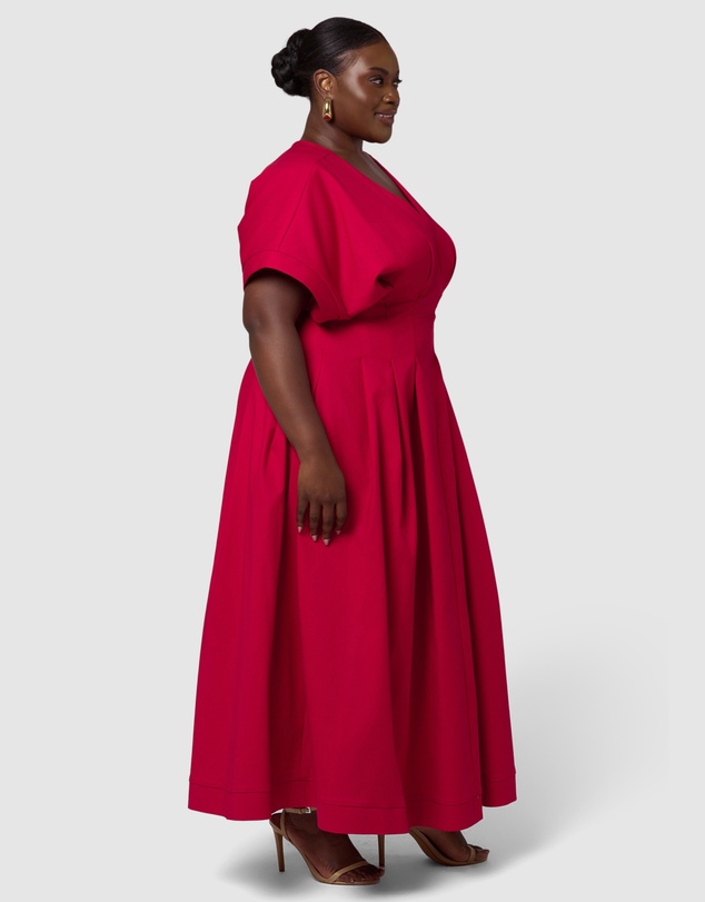 Pink Dusk by Curve Project - Magnetic Pull Maxi Dress