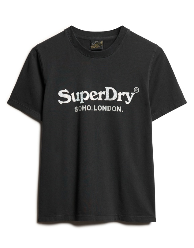 Superdry - Metallic Venue Relaxed Tee