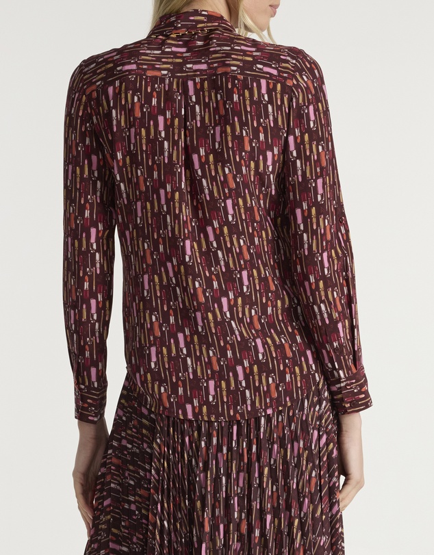 Marcs - Our Lips Are Sealed Silk Shirt