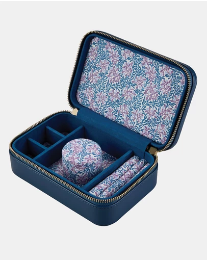 Wolf - WOLF Sophia Travel Zip Case Indigo Fruit Botanical