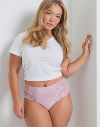 Kayser - 2 Pack Daily Essentials Stretch Lace & Cotton Full Brief (219)