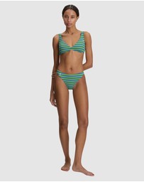 Polo Ralph Lauren - Cable Stripe Mid Rise Bikini Bottom