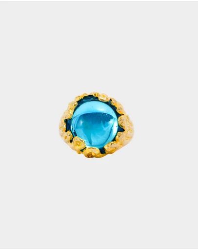 Sunday Stephens - Aqua Dumbo Ring