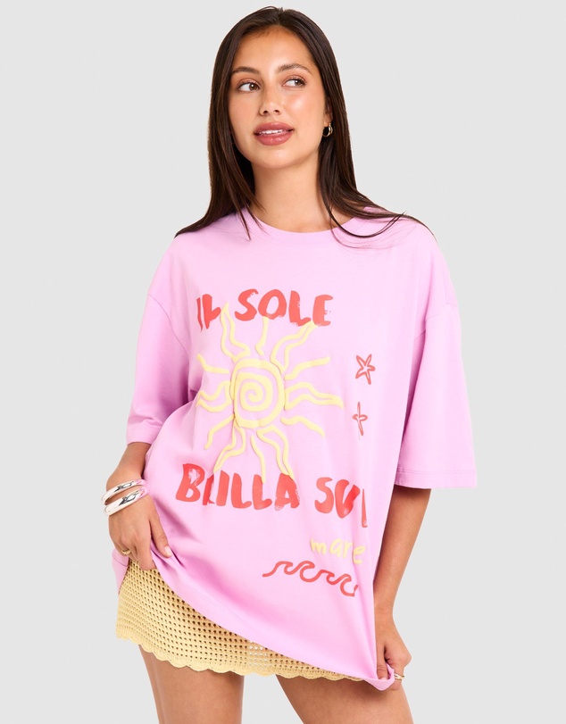 Subtitled - Il Sole Oversized Short Sleeve T-Shirt
