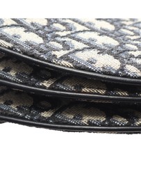 Pre-Loved by Azura Reborn - Pre-Loved Oblique Canvas Saddle Triple Zip Crossbody