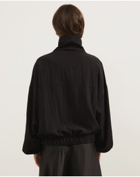 Atmos&Here - Elsie Lightweight Funnel Neck Track Jacket