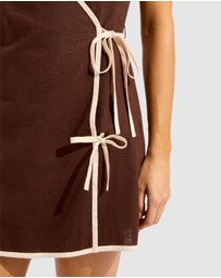Seafolly - Beach Edit Bind Mini Wrap Dress