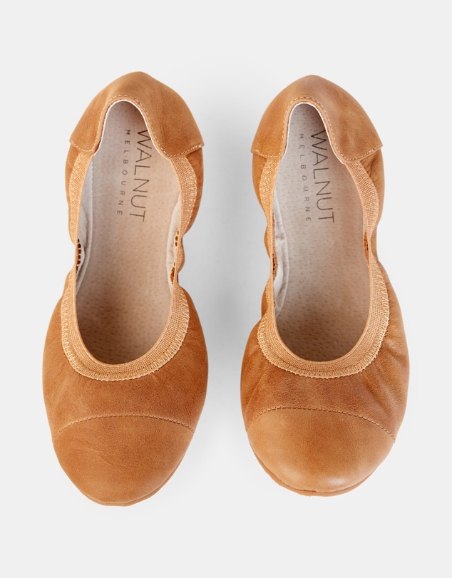 Walnut Melbourne - Ava Leather Ballet