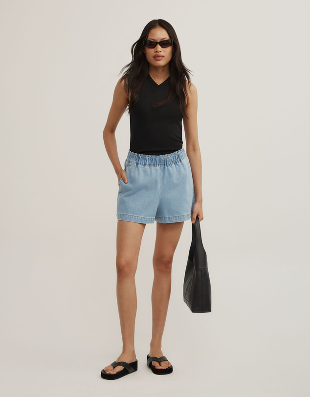 Witchery - Denim Pull On Shorts