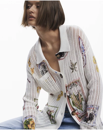 Desigual - Stamp cardigan