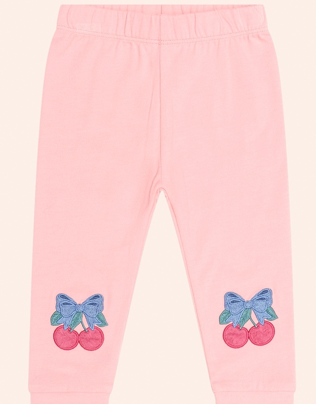 Huxbaby - Cherry Bow Leggings - Babies-Teens