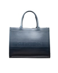 Pre-Loved by Azura Reborn - Pre-Loved Medium Ombre Embossed Leather Book Tote