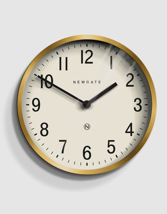 Newgate - Newgate Master Edwards Clock Radial Brass