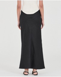 FRIEND of AUDREY - Carlton Linen Bias Skirt