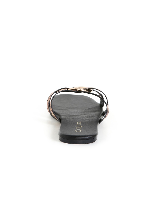 City Chic - WIDE FIT Jacey Leopard Print Slide