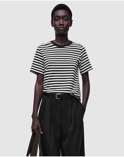 Black, White & Striped