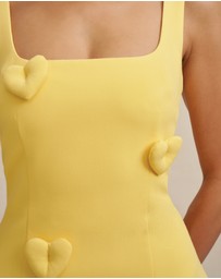BY JOHNNY. - Amora Heart Midi Dress