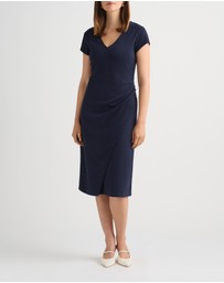 David Lawrence - Ioni Textured Jersey Dress
