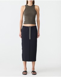 Bassike - Stretch Twill Minimal Skirt