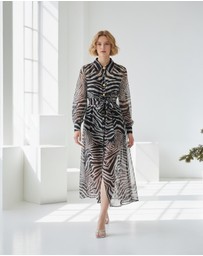 Mossée - Mia Leopard Sheer Dress