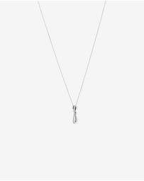 Michael Hill - Vertical Sliding Knot Pendant Necklace in Sterling Silver