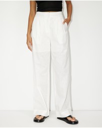 Dazie - Laurel Linen Blend Pants