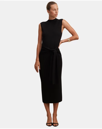 Forever New - Margot Wrap Detail Knitted Midi Dress