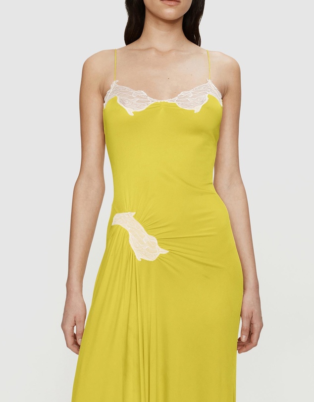 Christopher Esber - Delphin Lace Rib Cami Dress