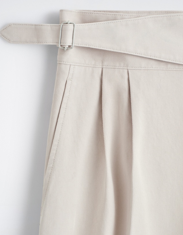 COS - Belt-Detail Pleated Wide-Leg Trousers